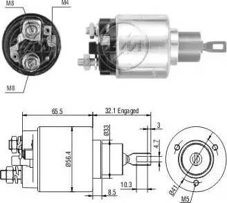 ERA 227868 - Solenoid Switch, starter autospares.lv