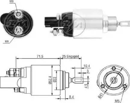 ERA 227812 - Solenoid Switch, starter autospares.lv