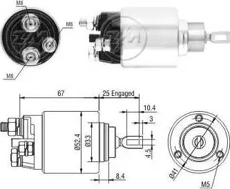 ERA 227218 - Solenoid Switch, starter autospares.lv