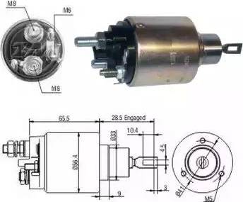 ERA 227226 - Solenoid Switch, starter autospares.lv