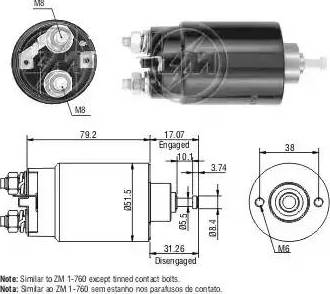 ERA 227743 - Solenoid Switch, starter autospares.lv