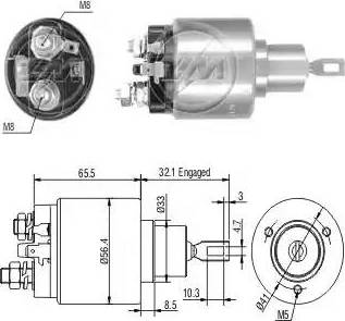 ERA 227757 - Solenoid Switch, starter autospares.lv