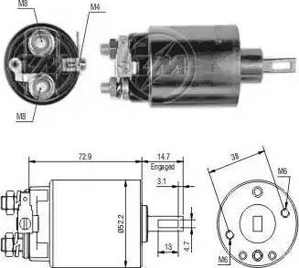 ERA 227769 - Solenoid Switch, starter autospares.lv