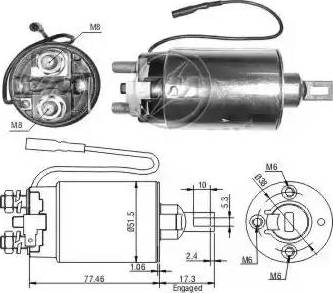 ERA 227785 - Solenoid Switch, starter autospares.lv