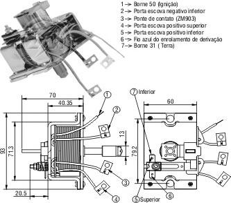 ERA ZM904 - Solenoid Switch, starter autospares.lv