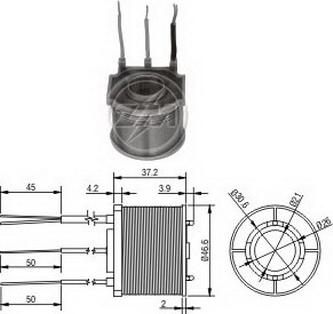 ERA ZM41993 - Solenoid Switch, starter autospares.lv