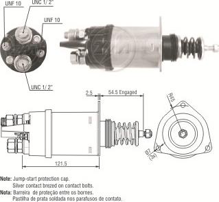 ERA ZM362 - Solenoid Switch, starter autospares.lv