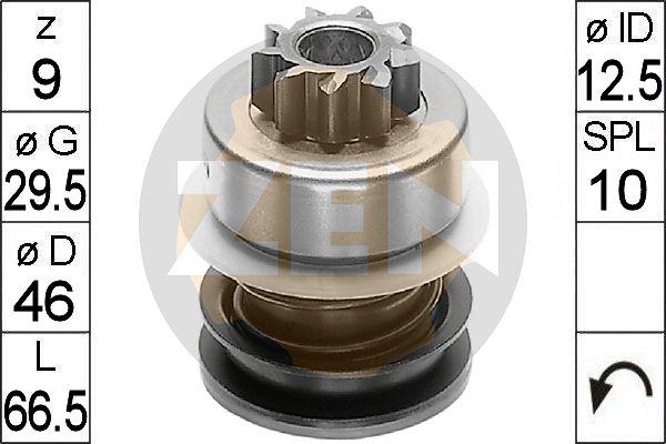 ERA ZN0119 - Pinion, bendix, starter autospares.lv