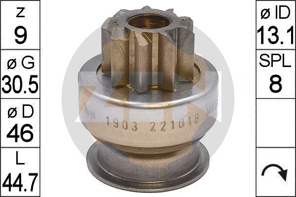 ERA ZN1903 - Pinion, bendix, starter autospares.lv