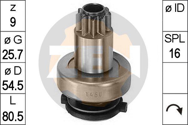 ERA ZN1480 - Pinion, bendix, starter autospares.lv