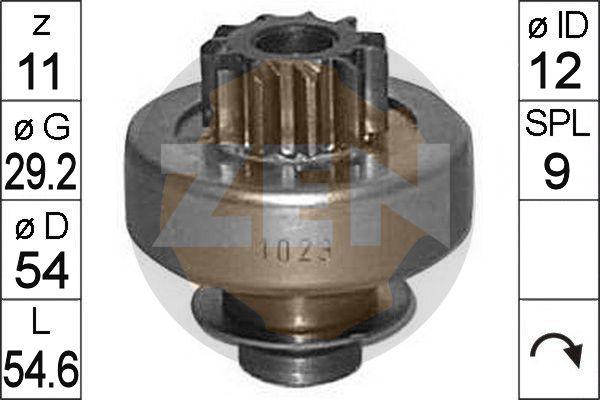 ERA ZN1023 - Pinion, bendix, starter autospares.lv