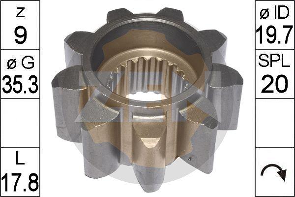 ERA ZN12658 - Pinion, bendix, starter autospares.lv