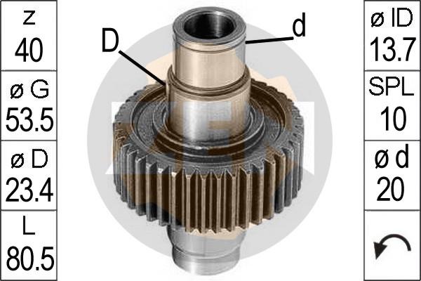 ERA ZN1211 - Pinion, bendix, starter autospares.lv