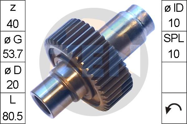 ERA ZN1212 - Pinion, bendix, starter autospares.lv