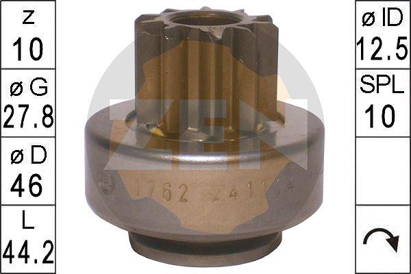 ERA ZN1762 - Pinion, bendix, starter autospares.lv