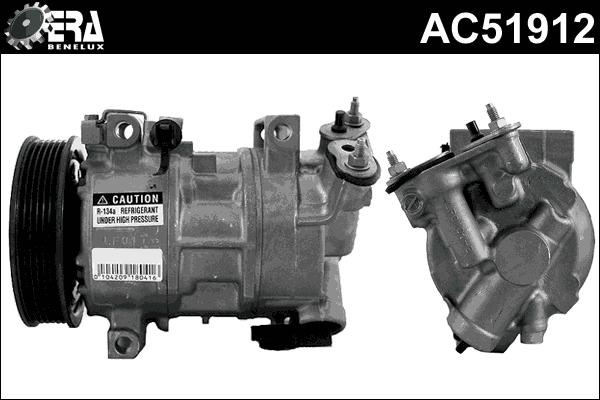 ERA Benelux AC51912 - Compressor, air conditioning autospares.lv