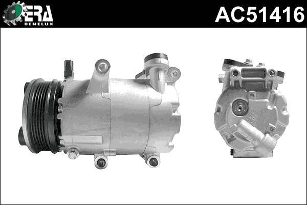 ERA Benelux AC51416 - Compressor, air conditioning autospares.lv