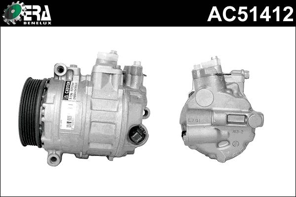 ERA Benelux AC51412 - Compressor, air conditioning autospares.lv