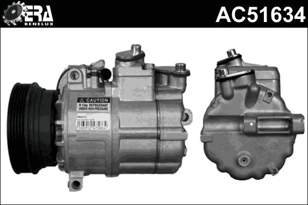 ERA Benelux AC51634 - Compressor, air conditioning autospares.lv