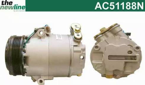 ERA Benelux AC51188N - Compressor, air conditioning autospares.lv