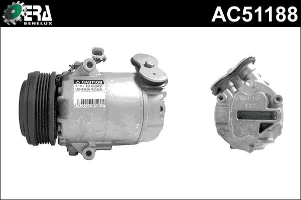 ERA Benelux AC51188 - Compressor, air conditioning autospares.lv