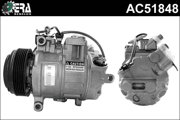 ERA Benelux AC51848 - Compressor, air conditioning autospares.lv