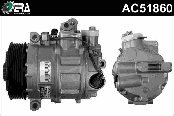 ERA Benelux AC51860 - Compressor, air conditioning autospares.lv