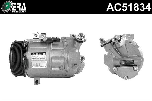 ERA Benelux AC51834 - Compressor, air conditioning autospares.lv