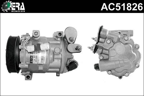 ERA Benelux AC51826 - Compressor, air conditioning autospares.lv