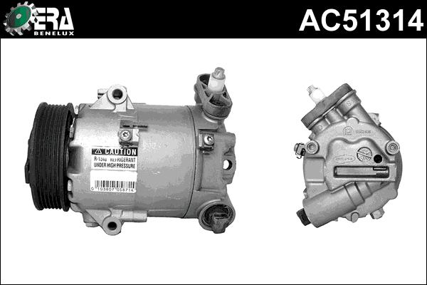 ERA Benelux AC51314 - Compressor, air conditioning autospares.lv