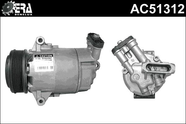 ERA Benelux AC51312 - Compressor, air conditioning autospares.lv