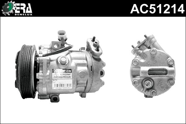 ERA Benelux AC51214 - Compressor, air conditioning autospares.lv