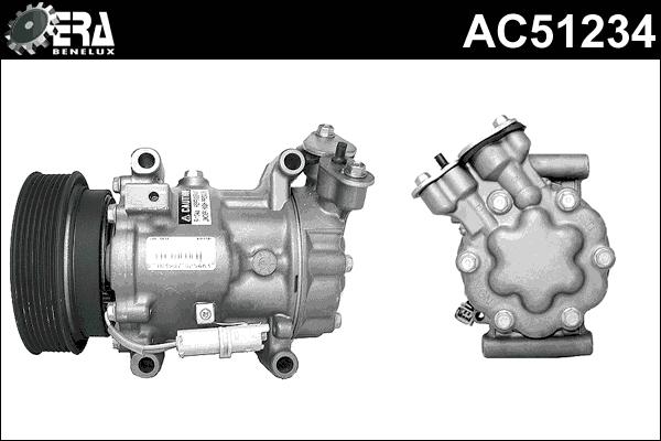 ERA Benelux AC51234 - Compressor, air conditioning autospares.lv