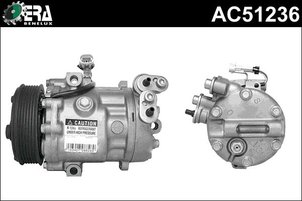 ERA Benelux AC51236 - Compressor, air conditioning autospares.lv