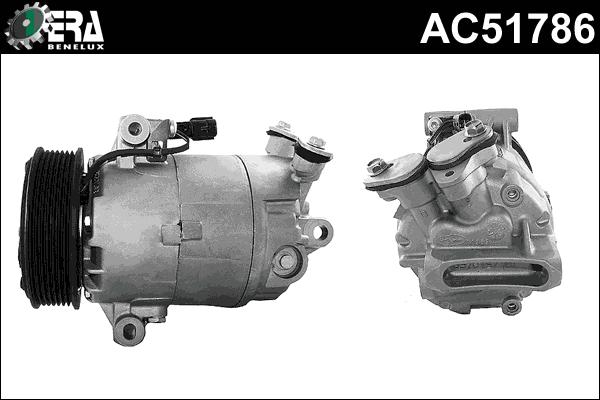 ERA Benelux AC51786 - Compressor, air conditioning autospares.lv