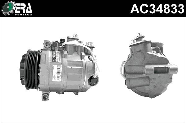 ERA Benelux AC34833 - Compressor, air conditioning autospares.lv