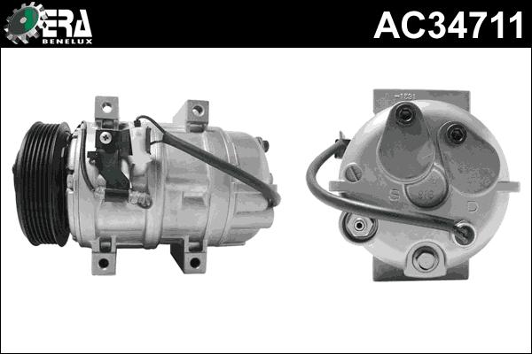 ERA Benelux AC34711 - Compressor, air conditioning autospares.lv