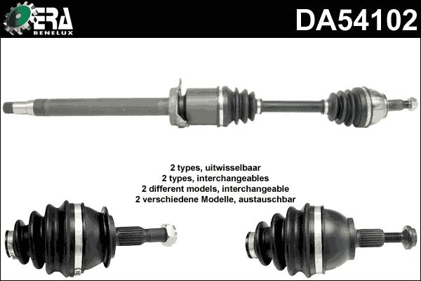 ERA Benelux DA54102 - Drive Shaft autospares.lv