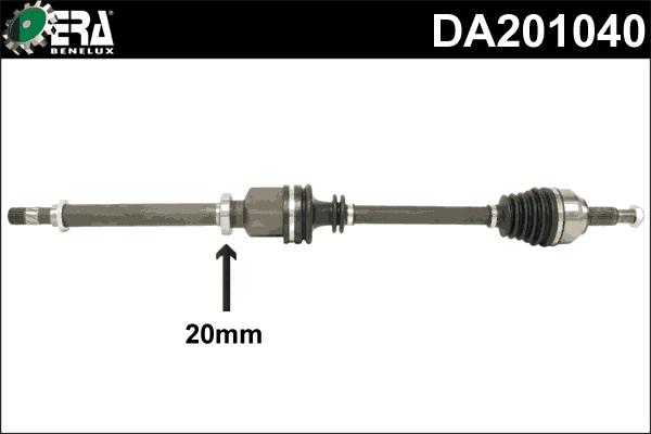 ERA Benelux DA201040 - Drive Shaft autospares.lv