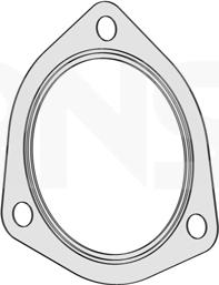 ERNST 499576 - Gasket, exhaust pipe autospares.lv