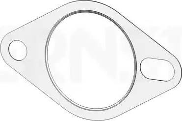 ERNST 494458 - Gasket, exhaust pipe autospares.lv