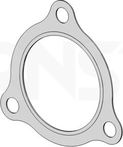 ERNST 498593 - Gasket, exhaust pipe autospares.lv