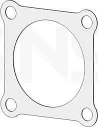 ERNST 498654 - Gasket, exhaust pipe autospares.lv