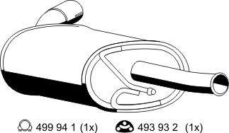 ERNST 515085 - End Silencer autospares.lv