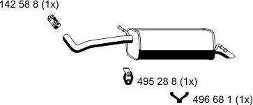 ERNST 645041 - End Silencer autospares.lv