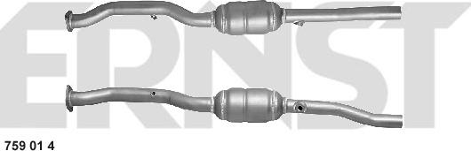 ERNST 759014 - Catalytic Converter autospares.lv