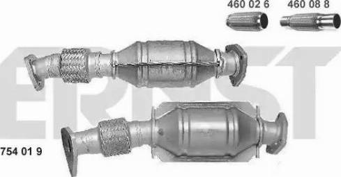 ERNST 754019 - Catalytic Converter autospares.lv