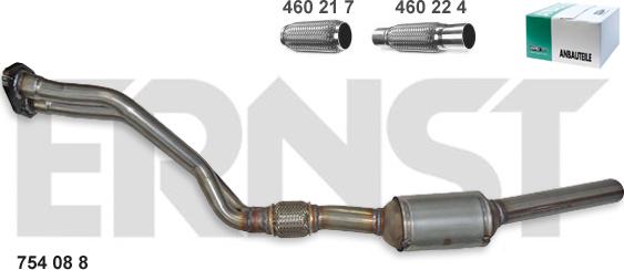 ERNST 754088 - Catalytic Converter autospares.lv