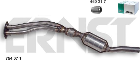 ERNST 754071 - Catalytic Converter autospares.lv