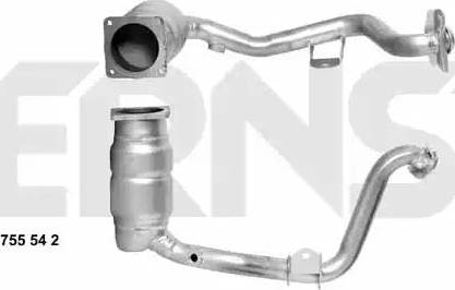 ERNST 755542 - Catalytic Converter autospares.lv